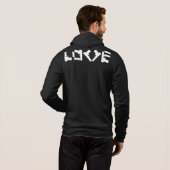 LOVE Collection Sweat - shirt à capuche noir (Dos entier)