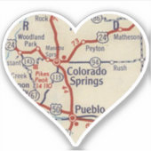 Love Colorado Springs CO Sticker (Voorkant)
