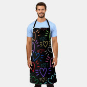 Love Colored Hearts Schort (Gedragen)