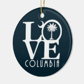 LOVE Columbia South Carolina Keramisch Ornament (Links)