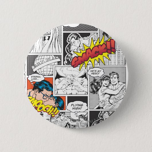 Love Comic Slides Ronde Button 5,7 Cm (Voorkant)