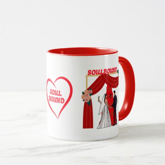 Love & Commitment Mug for Lovers (Devant droit)