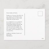 Love Confetti Red Valentine's Day Photo Carte post (Dos)