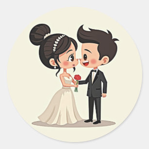 Love Connection Wedding Sticker