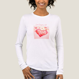 Love Conquers All – Women’s Long Sleeve  Tri-Blend Shirt