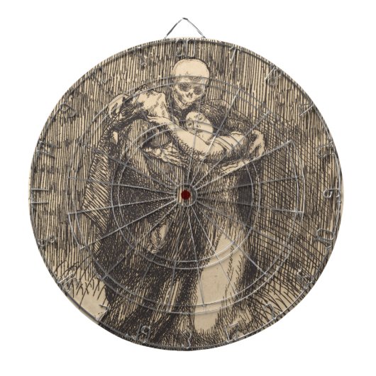 Love Consecrated (door Paul-Albert Besnard) Dartbord (Voorkant)