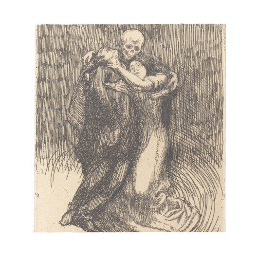 Love Consecrated (door Paul-Albert Besnard) Notitieblok (Voorkant)