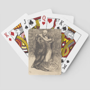 Love Consected in Death (door Paul-Albert Besnard) Pokerkaarten