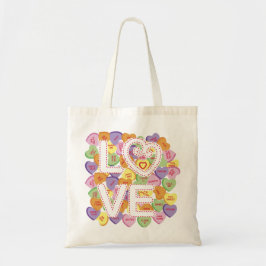 Love Conversation Hearts Bag Tote Bag