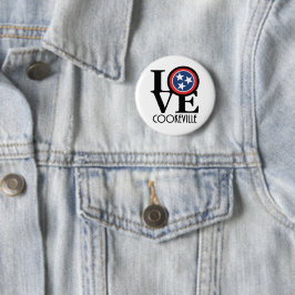 LOVE Cookeville Tennessee Ronde Button 5,7 Cm