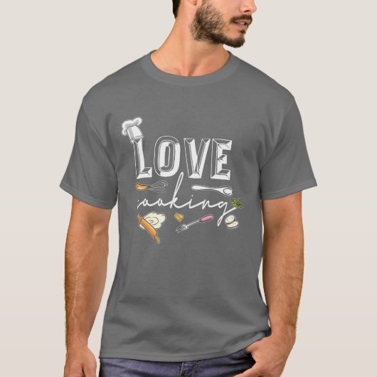Love Cooking family T-shirt (Voorkant)