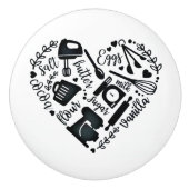 Love Cooking Keramische Knop (Voorkant)