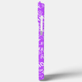 Love coque iphone texte multilingue violet (Verso / Gauche)