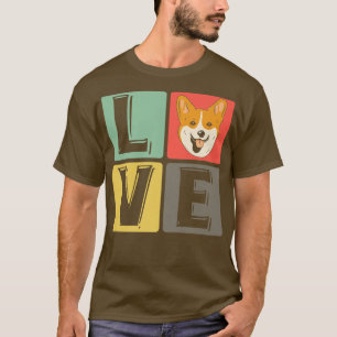 Love Corgi Hondenras Pet Puppy Welsh Lovers1096 T-shirt