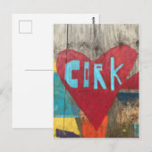 Love Cork Ireland Post Card Briefkaart (Voorkant / Achterkant)