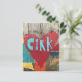 Love Cork Irlande Carte postale (Debout devant)