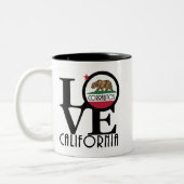 LOVE Corralitos 11oz Mug à café à deux tons (Gauche)