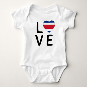 Love - Costa Rica Flag Romper