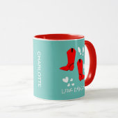 Love Country Line Dancing Personalized Mok (Voorkant rechts)