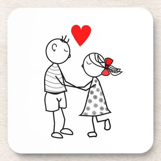Love Couple Dessous de verre (Devant)