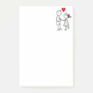 Love Couple Post-it® Notes - personnalisable