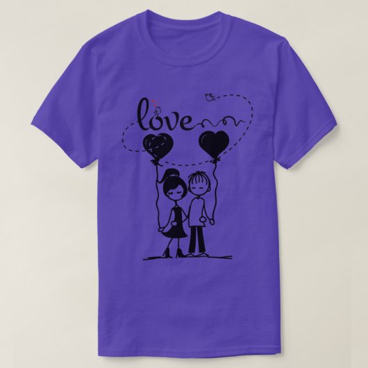 Love Couple T-shirt (Design voorkant)