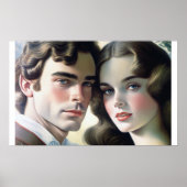 Love Couple Vintage Poster (Devant)