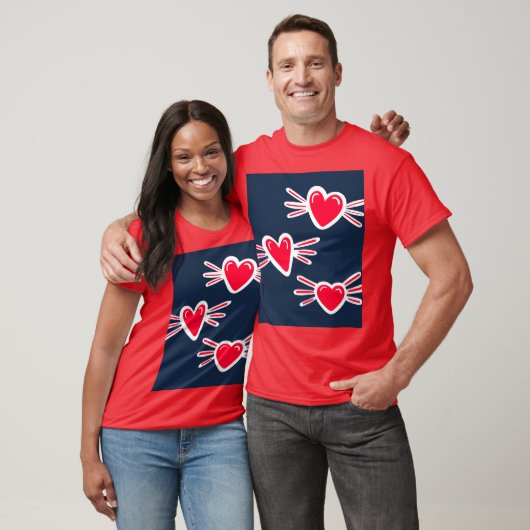 Love Couple's Valentijns T-shirt (Unisex)