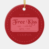 Love coupon  keramisch ornament (Voorkant)