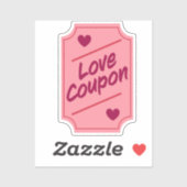 Love coupon sticker (Vel)