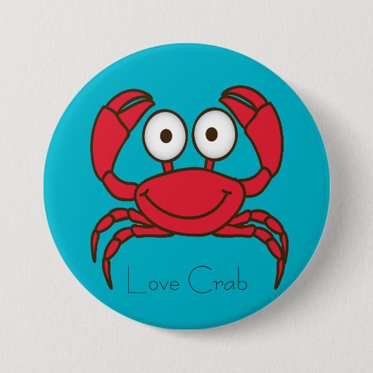 Love Crab Button (Voorkant)