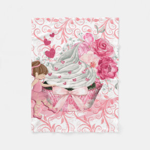 Love Cupcake Fleece Deken
