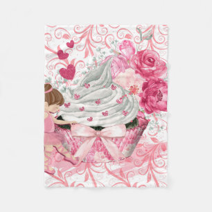 Love Cupcake Fleece Deken