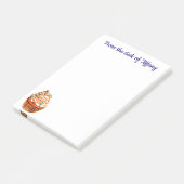 Love Cupcakes met Sprinkles - Bakkerij Cupcake Post-it® Notes (Schuin)