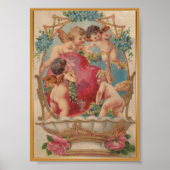 Love cupid vintage poster (Voorkant)
