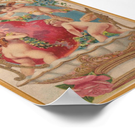 Love cupid vintage poster (Hoek)