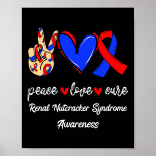 Love Cure-bewustzijn van niernotenkrakersyndroom Poster
