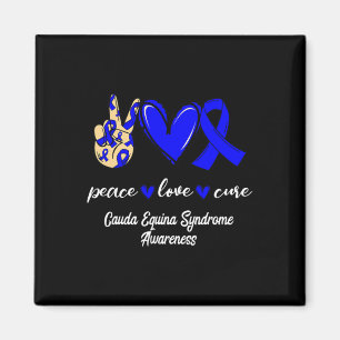 Love Cure Cauda Equina Syndroom Blauw bewustzijn Magneet