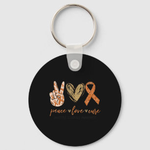 Love Cure Multiple Sclerosis Awareness Supporter Sleutelhanger