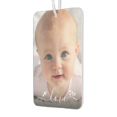 Love Custom 2 Photo Script Hearts gepersonaliseerd Luchtverfrisser (Links)