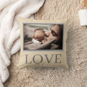 LOVE Custom Baby Photo Kinder Nursery Kussen