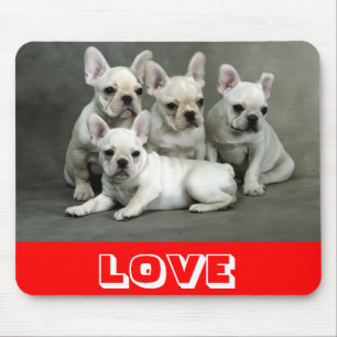 Love Cute French Bulldog Puppy Dog Mousepad Muismat