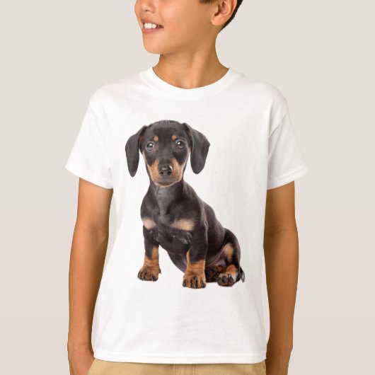 Love Dachshund Puppy Dog Tee Shirt (Voorkant)