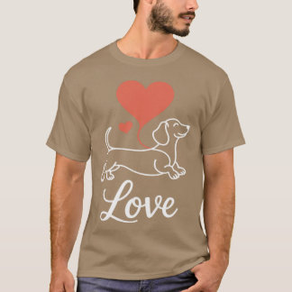 Love Dachshund Wiener Dog Lover Petrainer Breeder  T-shirt