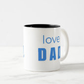Love Dad Baby Boy mug (Devant droit)