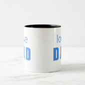 Love Dad Baby Boy mug (Centre)