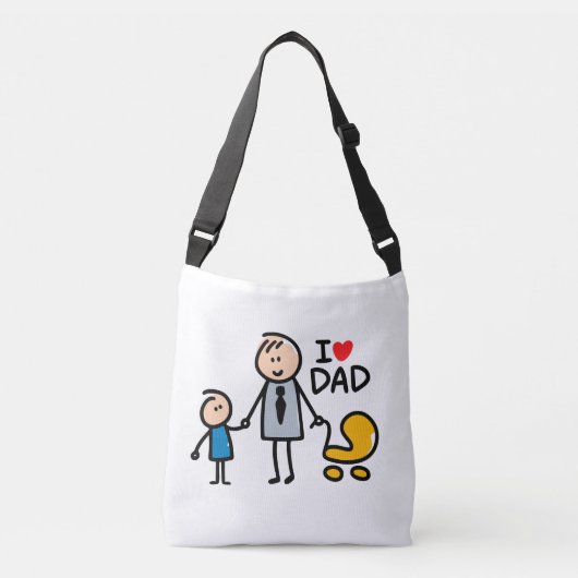 Love Dad Crossbody Tas (Voorkant)