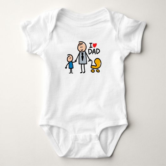 Love Dad Romper (Voorkant)
