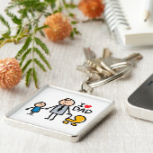 Love Dad Sleutelhanger (Zijkant)