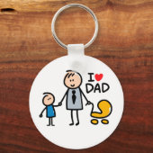 Love Dad Sleutelhanger (Voorkant)